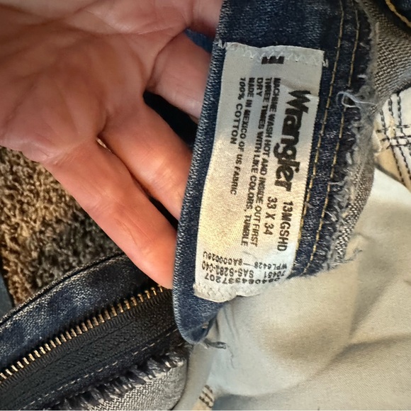 Wrangler George Strait Cowboy Cut Collection Blue Denim Jeans - Picture 4 of 7